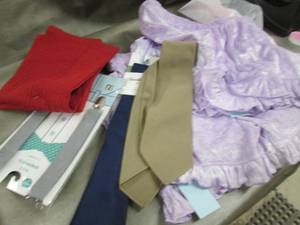 lot 155 image: Assorted Pajama Shorts, 2 Ties, Sus...