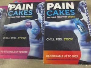 lot 190 image: 2 ea Pain Cakes Wrap Size Cold Pack...