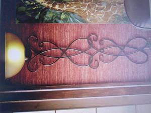 lot 202 image: Luxury Scroll Wallchiere open box R...