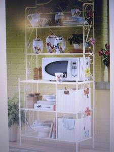 lot 212 image: Butterfly Bakers Rack open box Ret...