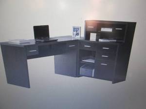 lot 236 image: 2-Piece Cappuccino Office Suite by ...