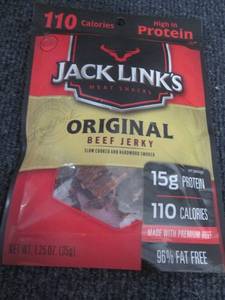 lot 258 image: 8 - 1.25 oz Pks Jack Links Original...