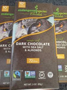 lot 265 image: 6- 3 oz Bars Natural Dark Chocolate...