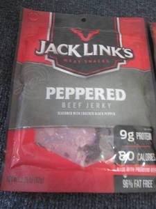 lot 271 image: 3- 3.25 oz Jack Links Beef Jerky...