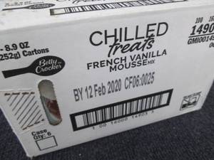 lot 281 image: 6- 8.9 oz Cartons Betty Crocker Fre...