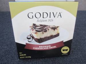 lot 282 image: 5 -7.7 ox Boxes Godiva Brownie Chee...