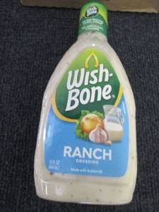 lot 287 image: 6- 15 fl oz Wish Bone Ranch Dressin...