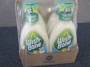 lot 291 image: 6- 15 fl oz Wish Bone Ranch Dressin...