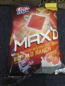 lot 302 image: Case of 8- 7.5 oz Bags Chex Mix Max...