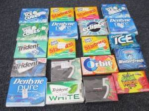 lot 307 image: 20 Packs of Assorted Gum...