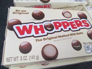 lot 331 image: 12- 5 oz Boxes Whoppers...