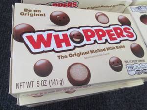 lot 332 image: 12- 5 oz Boxes Whoppers...