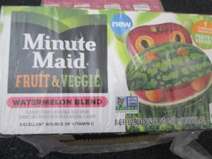 lot 356 image: Case of 40 Minute Maid 6 fl oz Frui...