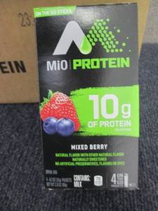 lot 360 image: Case of Mio Protein Drink Mix Mixed...