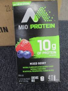lot 362 image: Case of Mio Protein Drink Mix Mixed...