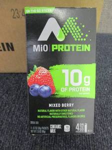 lot 368 image: Case of Mio Protein Drink Mix Mixed...