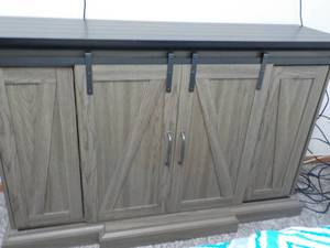 Entertainment Cabinet and Fireplace...