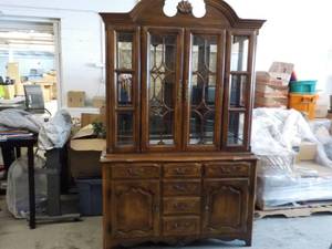 Hutch, 2 piece double light 54 wid...
