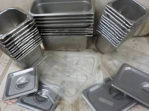 Restaurant Pans and Lids stainless ...