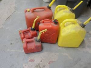 6 Gas Containers...