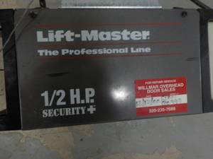 Lift Master 12 HP Garage Door Open...