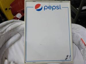Pepsi white Board Sign 17 x 22 with...