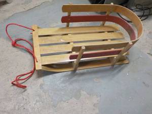 Wood sled 27 x 14...