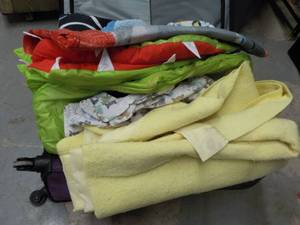 Suitcase full of Blankets...