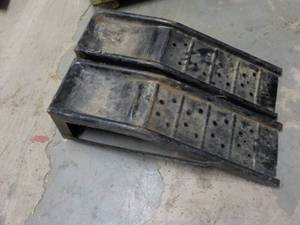 2 Metal Car Ramps and Car Parts...
