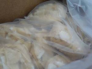 Case of Frozen White Chocolate Macadamia Nut Cookies Dough ready to bake
