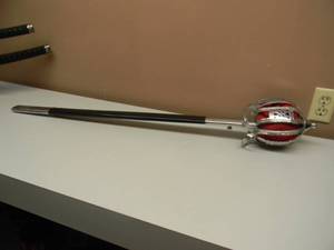 lot 7 image: VINTAGE CEREMONIAL SWORD - APPROX 42 INDIA - VERY ORNATE - COOL PIECE - SEE PICTURES