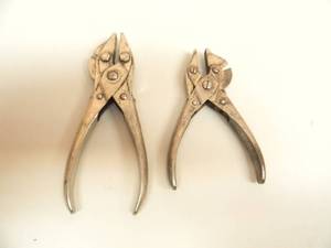 lot 29 image: PAIR OF VINTAGE BERNARD SARGENT USA CUTTER CRIMPER PLIERS NEW HAVEN CONN - SEE PICTURES