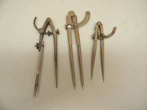 lot 30 image: VINTAGE COLLECTION OF LAYOUT SCRIBE TOOLS - VERY COOL - SEE PICTURES