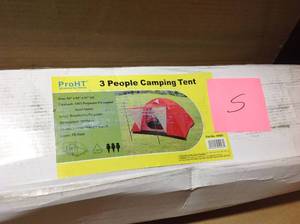 ProHT 3-Person Dome Tent in Red not used