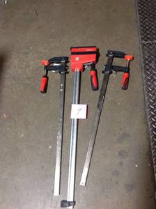 Assorted lot of 3 BESSEY&nbsp Parallel Clamp&nbsp in good condition