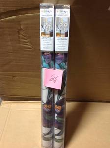 Lot of 2 Artscape 24 in. x 36 in. Iris Decorative Window Film not used