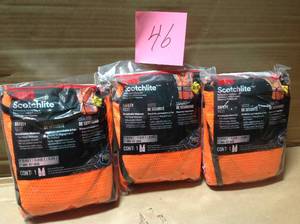 BY 3M Safety Vest, Fluorescent Orange  Class 2 in good condition