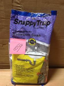 SnappyTrap Universal Drain Kit for Bathroom Sinks in good condition