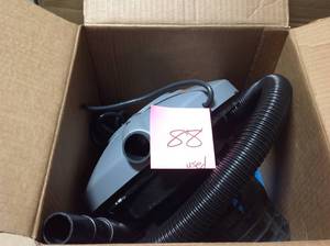 Bucket Head 5 Gal. 1.75-Peak HP WetDry Shop Vacuum Powerhead with Filter Bag and Hose (compatible with 5 Gal. Homer Bucket) USED