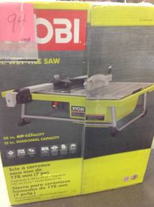 RYOBI 7 in. 4.8 Amp Tabletop Tile Saw USED in good condition