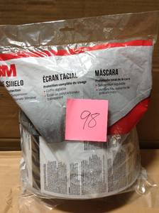 3M Clear Professional Face Shield in good condition