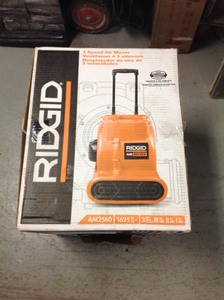 RIDGID 1625 CFM Blower Fan Air Mover with Handle and Wheels NOT USED