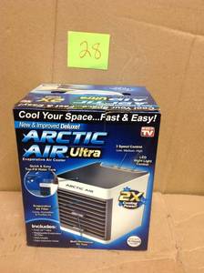 ARCTIC AIR Ultra 76 CFM Compact Portable Evaporative Air Cooler for 45 sq.ft.not used