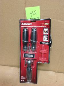 4-Piece Husky Gear Drive Ratcheting Screwdriver Set MISSING 1 PC