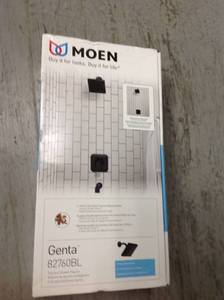 Genta Single-Handle 1-Spray Tub and Shower Faucet in Matte Black (Valve Included) not used