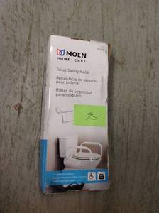 MOEN Home Care 23.25 in. Toilet Safety Bar in Glaciernot used