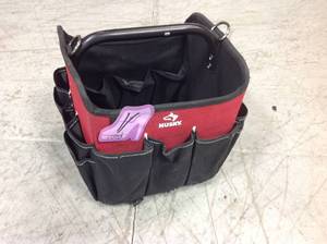 15 in. Open Tool Tote with Rotating Handle in good condition