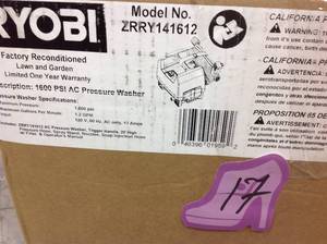 Reconditioned 1,600 PSI 1.2 GPM Electric Pressure Washer