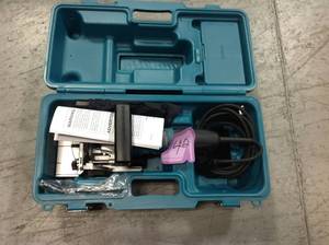 6 Amp Corded Plate Joiner with Dust Bag and Tool Case in good condition