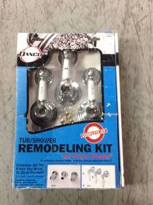 DANCO 3-Handle TubShower Trim Kit for Price Pfister in Chrome  in good condition